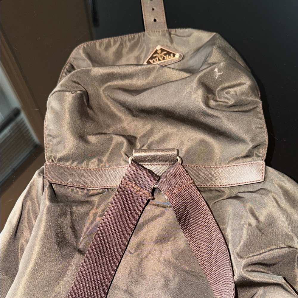 Prada Olive Green Backpack - Picture 8 of 16
